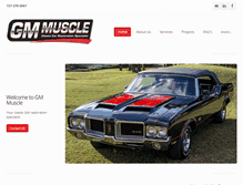 Tablet Screenshot of gmmuscle.com